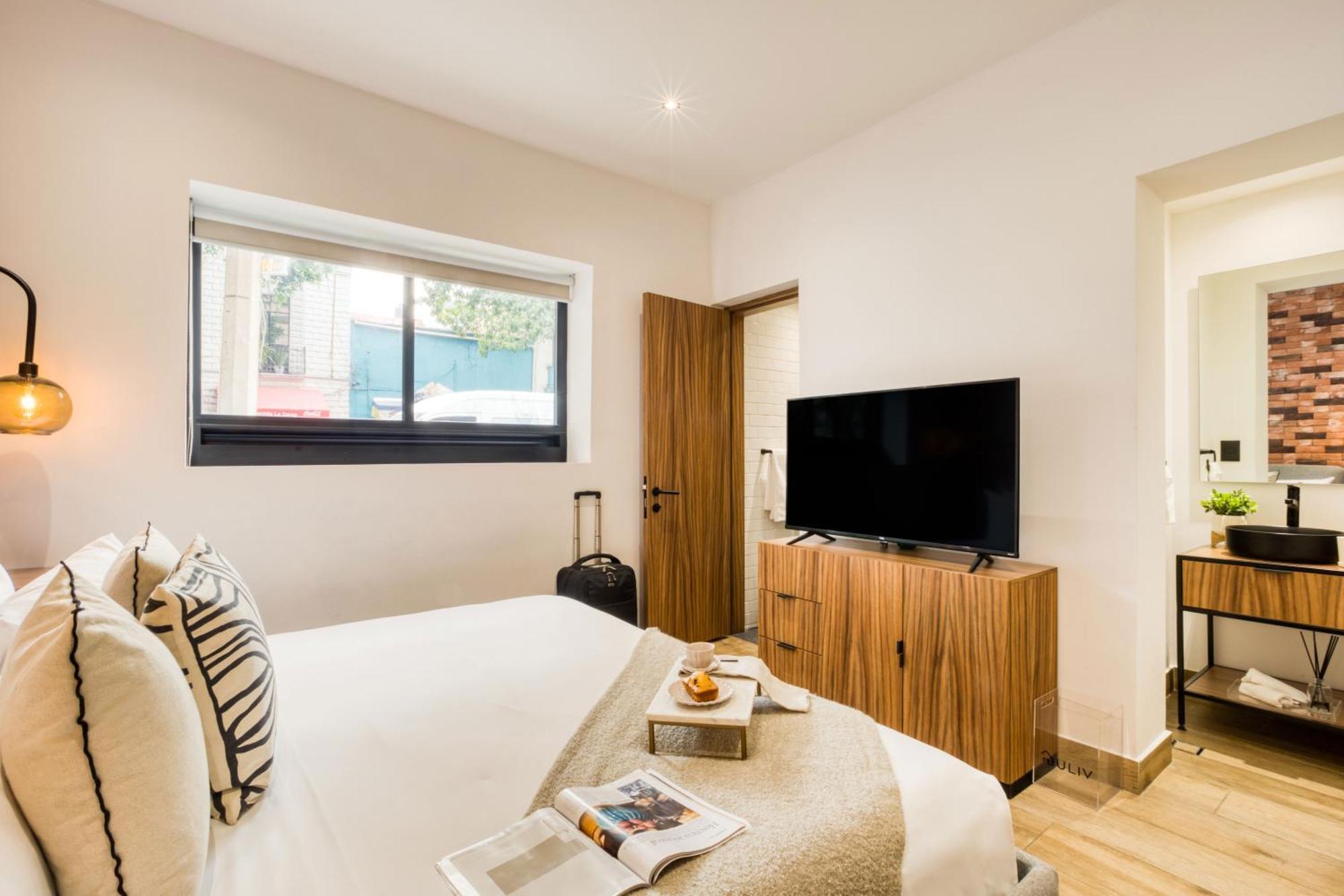 Uliv Roma Norte Mexiko-Stadt Zimmer foto